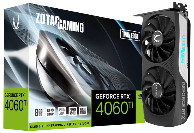Gr&aacute;fica ZOTAC GeForce&reg; RTX 4060 Ti Twin Edge 8GB GDDR6 DLSS3 image number 0