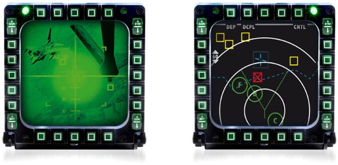 Base Thrustmaster MFD Cougar Joystick USB PC Preta image number 1