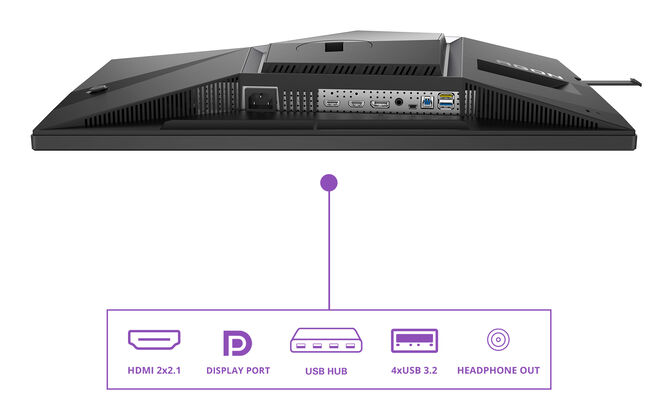 Monitor AGON by AOC PRO 24.1" AG246FK6 Ultra-Fast TN (eSports) FHD 610Hz 0.5ms Adaptive Sync HDR400 image number 3