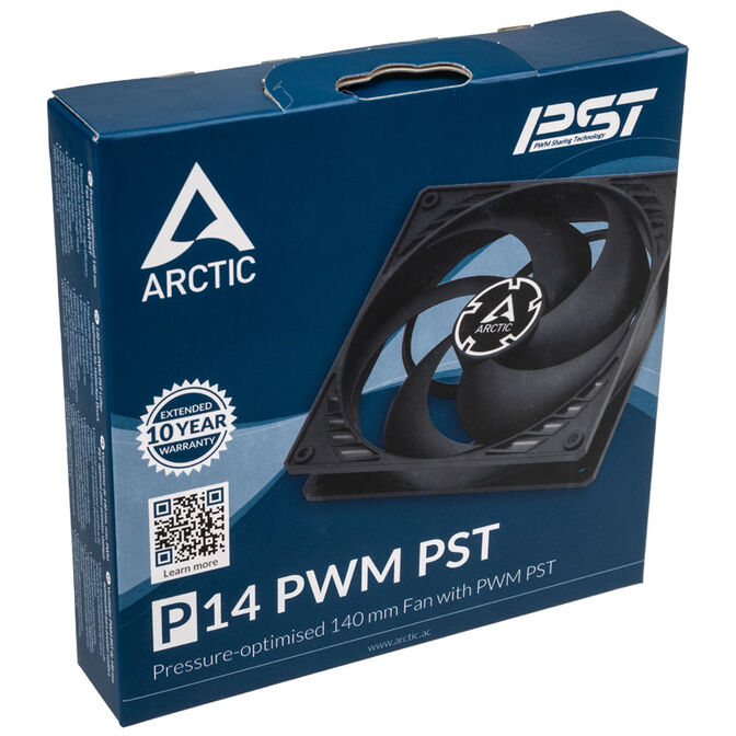 Ventoinha Arctic P14 PWM PST- Preto image number 4