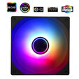 Ventoinha Thermalright TL-C12B-S V3 ARGB PWM Preto 120mm (Pack 3) image number null