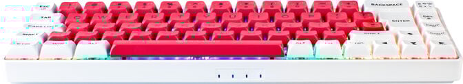 Teclado Mec&acirc;nico GAMIAC TKL RGB69G SF Kailh Blue Branco/Rosa (ES) image number 2
