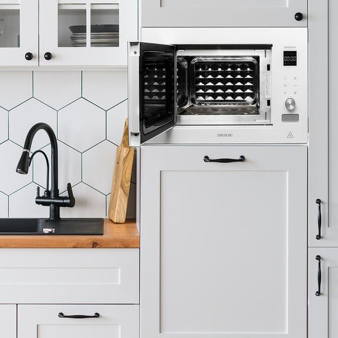 Micro-ondas de Encastre Cecotec GrandHeat 2090 Built-In Touch White 1200W 21L image number 2