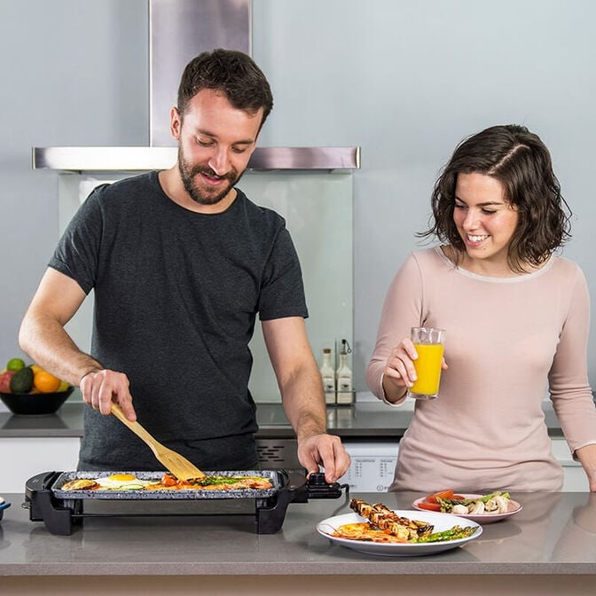 Grelhador El&eacute;ctrico Cecotec Rock&Water 2000 1600W image number 9