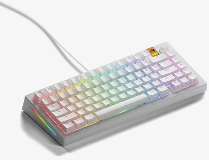 Teclado Mec&acirc;nico Glorious GMMK 3 HE 75% Branco - Fox Switch (US) image number 1