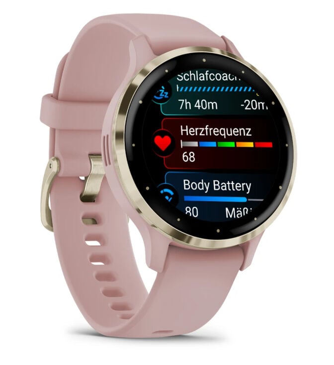 Smartwatch Garmin Venu 3S 41mm Rosa Dourado image number 2
