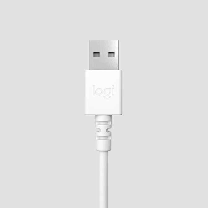 Headset Logitech H390 USB Branco image number 3