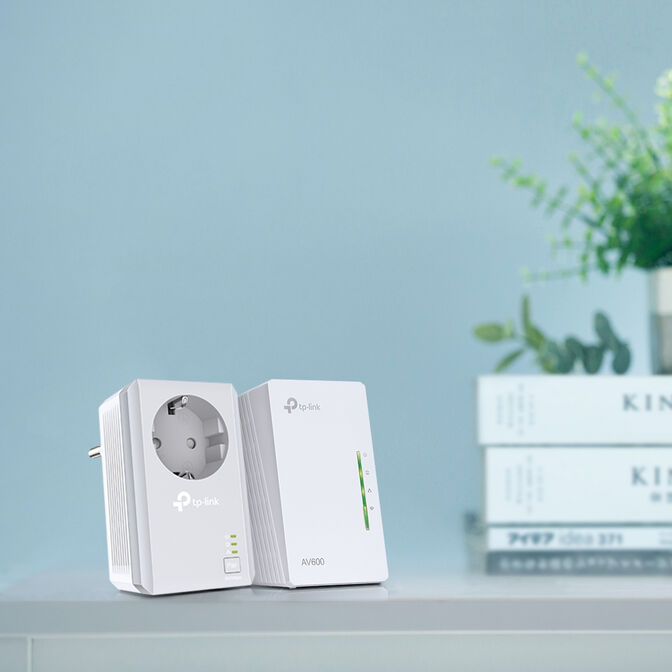 Powerline TP-Link TL-WPA4226 KIT AV600 Homeplug AV Fast Ethernet Passthrough Wi-Fi 300Mbps image number 5