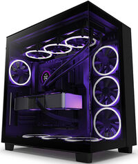 Caixa ATX NZXT H9 Flow Preta Vidro Temperado