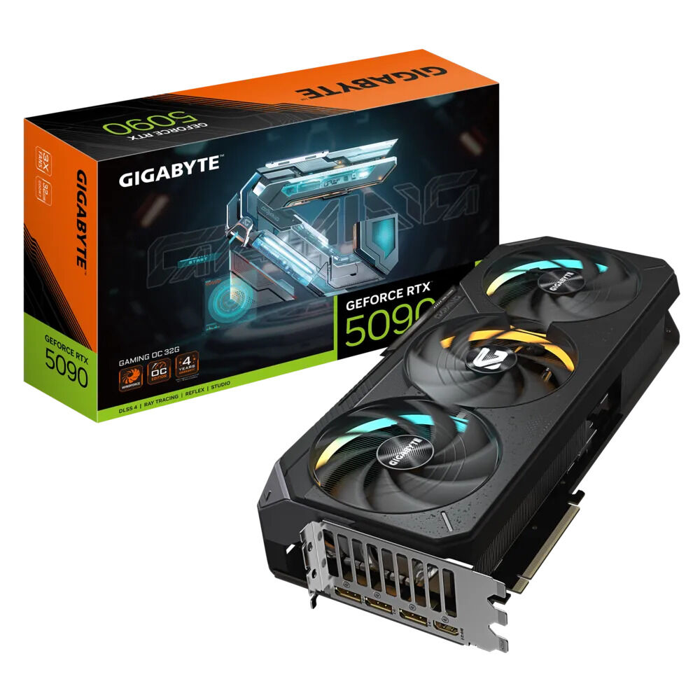 Gr&aacute;fica Gigabyte GeForce&reg; RTX 5090 Gaming OC 32GB GDDR7 DLSS4