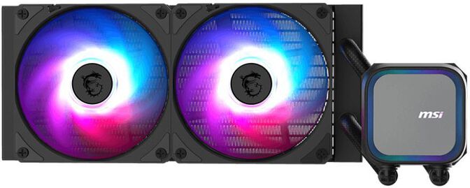 Water Cooler CPU MSI MAG CORELIQUID A13 240mm ARGB Preto image number 1