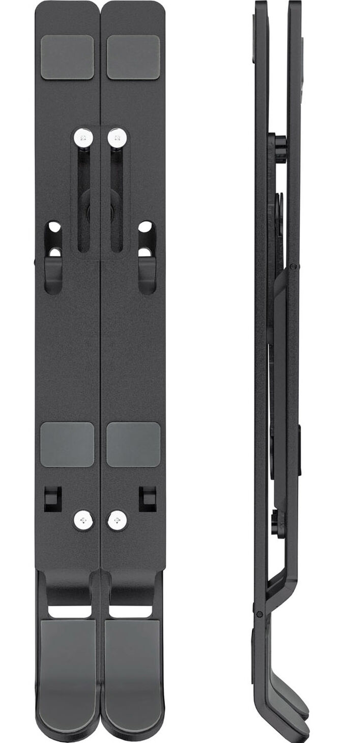 Suporte Elevat&oacute;rio Tooq para Port&aacute;teis Regul&aacute;vel Cinzento image number 2