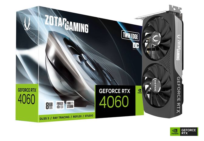 Gr&aacute;fica ZOTAC GeForce&reg; RTX 4060 Twin Edge OC 8GB GDDR6 DLSS3 image number 0