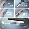 HUB USB-C AXAGON HMC-5H60 USB-C 3.2 Gen 1 hub, 2x USB-A, 1x USB-C, 4K 60Hz HDMI, PD 100W image number null