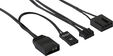 Ventoinha Aerocool Mirage 12 ARGB Pro Preto 120mm (Pack 3) image number null
