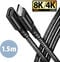 Extens&atilde;o AXAGON BUCM32-CF15AB USB-C <-> USB-C 3.2 Gen 2, 1.5m, 20 Gbps, ALU, braid