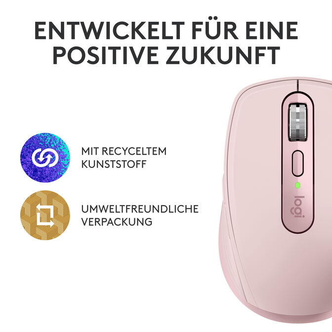 Rato Logitech MX Anywhere 3S Wireless Rosa image number 19
