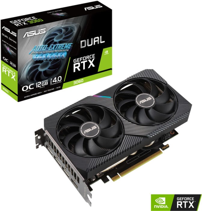 Gr&aacute;fica Asus GeForce&reg; RTX 3060 Dual OC V2 12GB GDDR6 image number 0