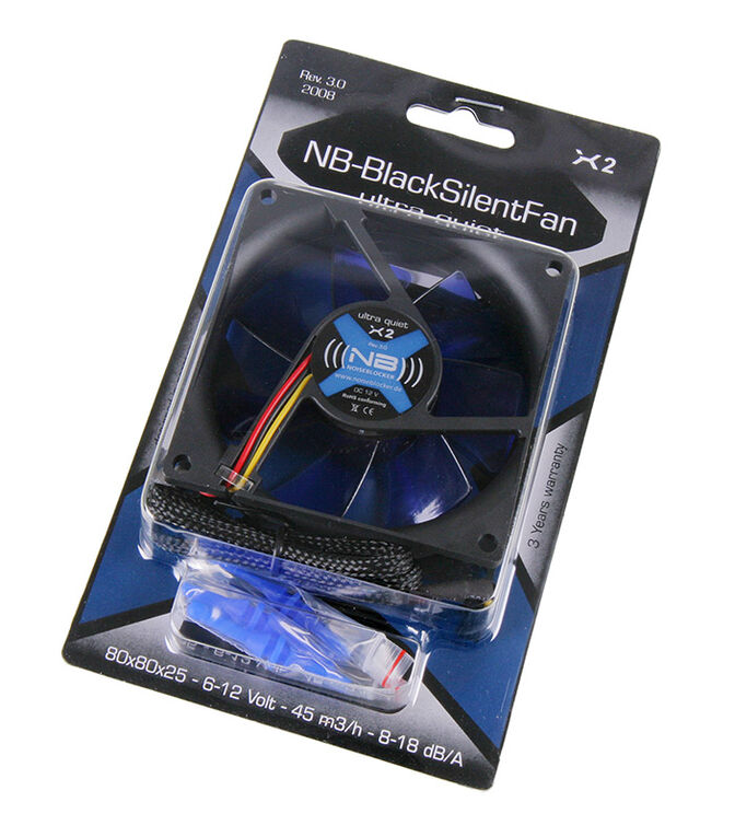 Ventoinha Noiseblocker BlackSilent X2 80mm image number 3
