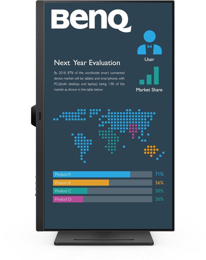 Monitor BenQ Business 32" BL3290QT IPS QHD 75Hz USB-C (PD65W) Daisy Chain image number 2