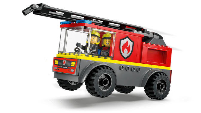 LEGO City: Cami&atilde;o dos Bombeiros com Escada, 82 Pe&ccedil;as (60463) image number 3
