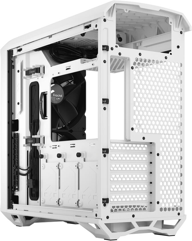 Caixa E-ATX Fractal Design Torrent Compact White TG Clear Tint image number 13