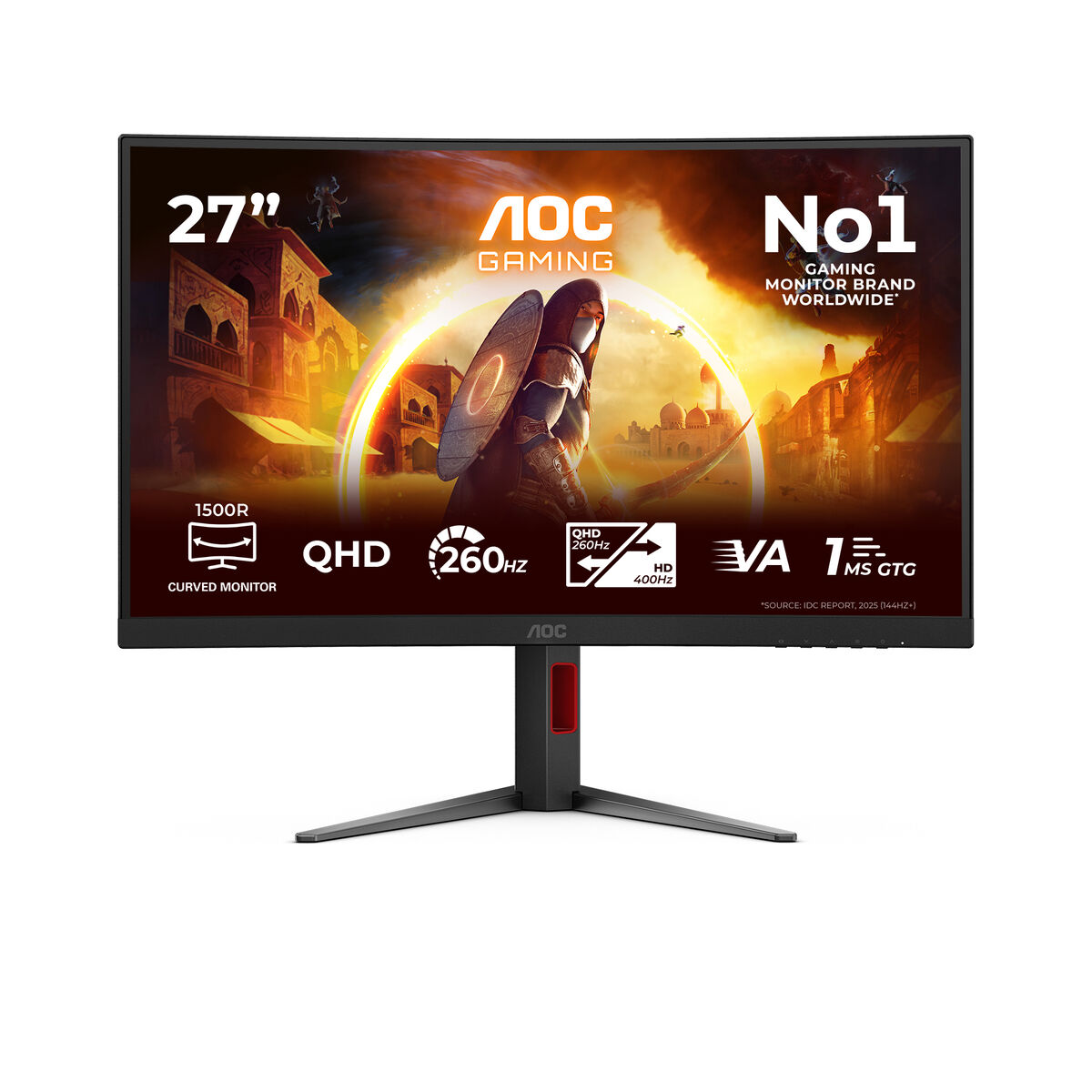 Monitor Curvo AOC Gaming 27" CQ27G4Z2 Fast VA QHD 260Hz