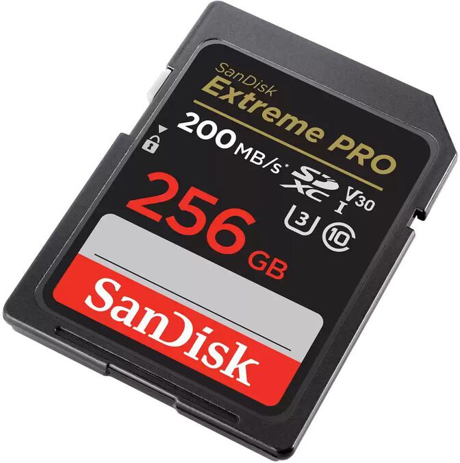Cart&atilde;o SanDisk Extreme Pro SDXC UHS-I C10 U3 V30 256GB image number 1
