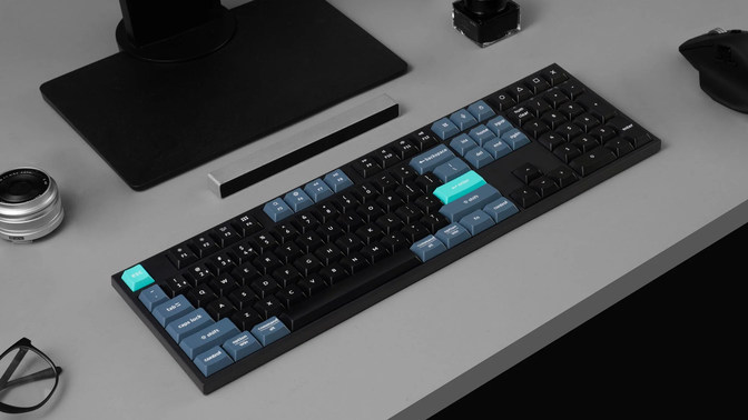 Teclado Keychron B36 100% Wireless Scissor Switch Silent Tri-Mode (PT) image number 1