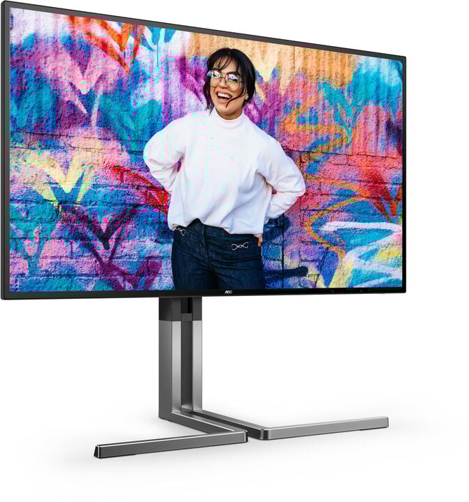 Monitor AOC Graphic Pro 27" U27U3CV Nano IPS 4K 60Hz USB-C (PD90W) DisplayHDR 400 image number 2
