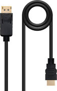 Cabo Conversor Nanocable DisplayPort/M > HDMI/M 3 M Preto image number null