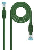 Cabo de Rede Nanocable RJ45 LSZH CAT.7 600MHZ SFTP AWG26 25 CM Verde image number null