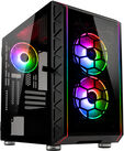 Caixa Micro-ATX Kolink Citadel Glass SE ARGB Vidro Temperado Preto image number null