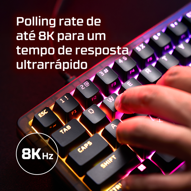 Teclado HyperX Origins 2 65 RGB Gaming PT Linear Switches image number 12