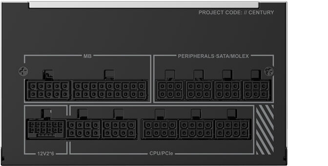 Fonte Modular Montech Century II 1200W 80 Plus Gold ATX 3.1 image number 4