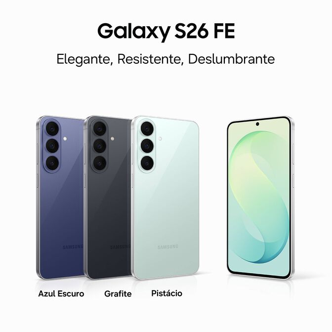 Smartphone Samsung Galaxy S26 FE 6.7" (8 / 256GB) 120Hz Grafite image number 1