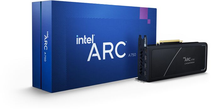 Gr&aacute;fica Intel ARC A750 Gaming 8GB GDDR6 image number 1