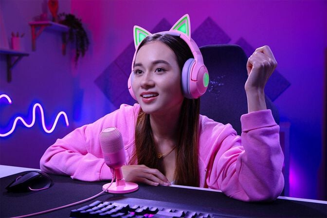 Microfone Razer Seiren V3 Mini - Quartz image number 6