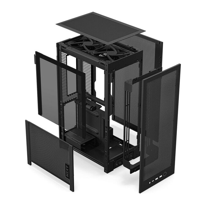 Caixa Mini-ITX NZXT H2 Flow Preta Vidro Temperado image number 3