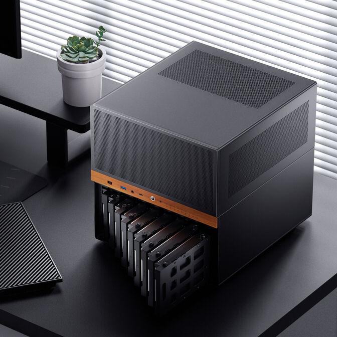 Caixa Micro-ATX Jonsbo N6 Preto image number 6