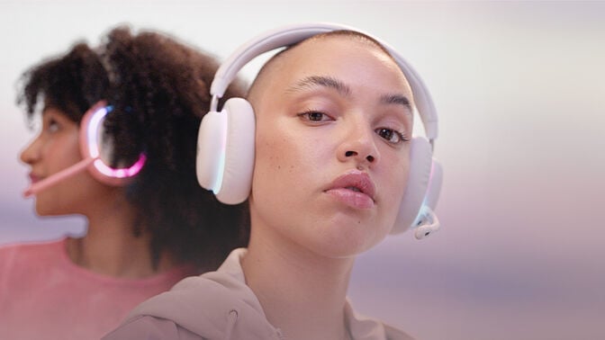 Headset Logitech G735 RGB Lightspeed Wireless Branco image number 17