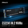 SSD PNY CS2241 4TB Gen4 M.2 NVMe (5000/4200MB/s) image number null