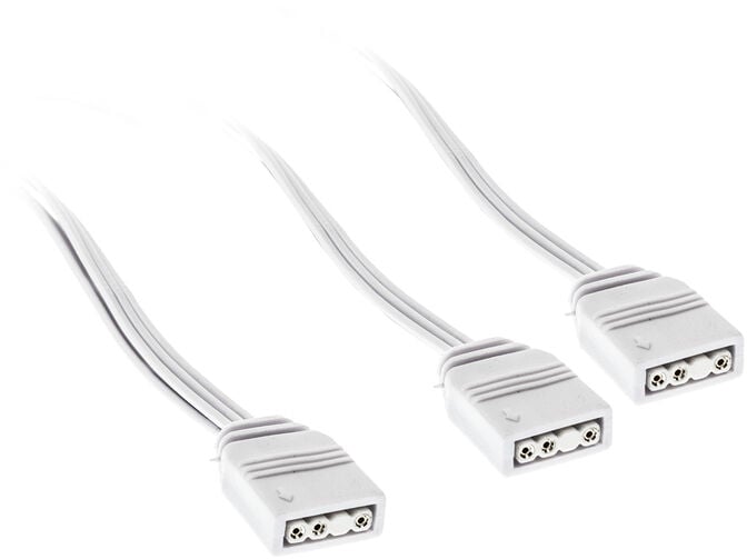 Cabo Splitter Kolink 1-2 ARGB 30cm Branco image number 0