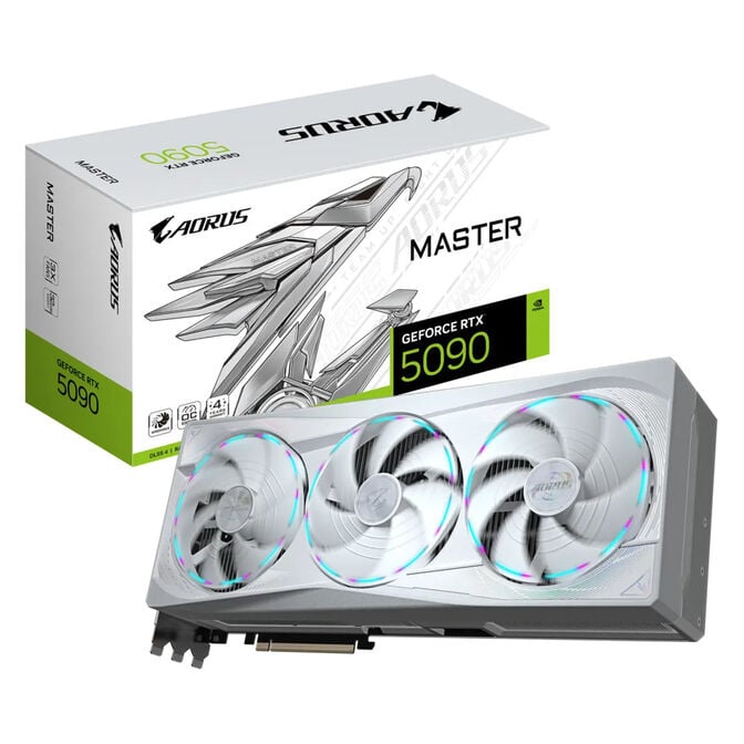 Gr&aacute;fica Gigabyte GeForce&reg; RTX 5090 Aorus Master Ice 32GB GDDR7 DLSS4 Bonus