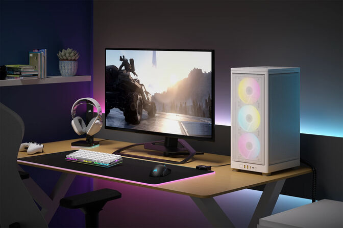 Caixa Mini-ITX Corsair iCUE 2000D RGB Airflow Branco image number 17