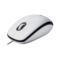 Rato Logitech M100 Corded USB Branco