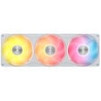 Ventoinha Corsair iCUE Link RS360 II Unified Frame Brancas ARGB PWM Tripla Vento&iacute;nha 120mm (360mm) image number null