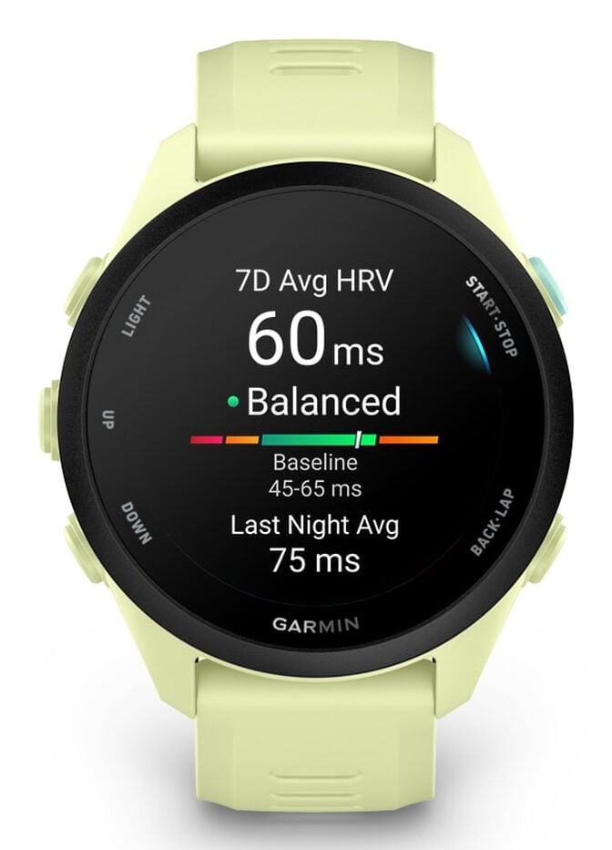 Smartwatch Garmin Forerunner 70 43mm Amarelo image number 4