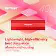 Disco SSD Externo Patriot Transporter Lite 512GB USB3.2 Gen2 (1000/1000MB/s) Red image number null