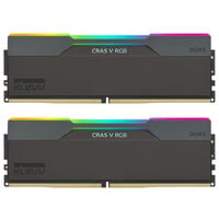 KLEVV Kit 32GB (2 x 16GB) DDR5 CRAS V 6400MHz CL30 RGB Obsidian Black (Intel XMP/AMD Expo)